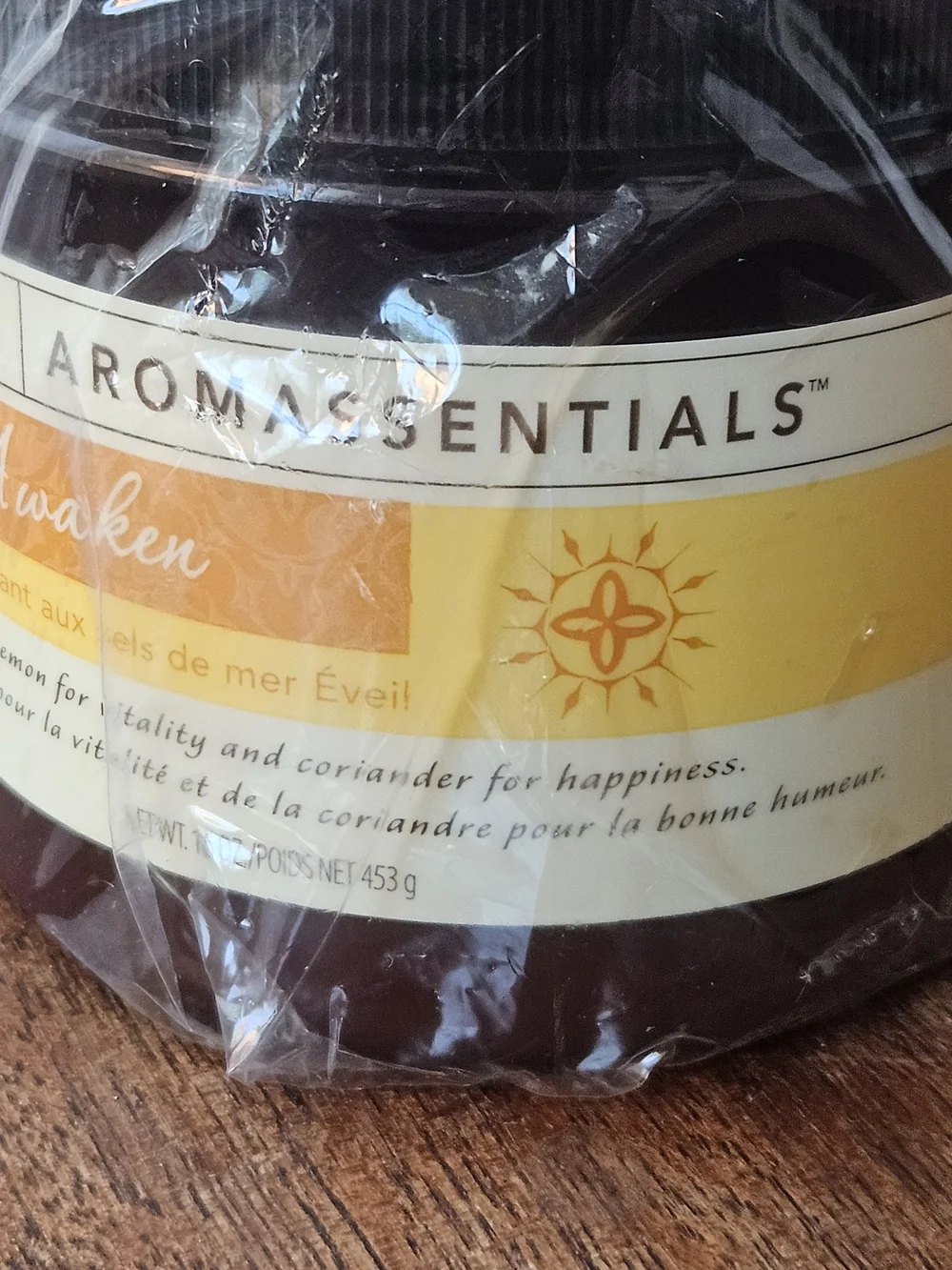 Arbonne Aromassentials Awaken Salt Scrub - Lemon & Coriander 16oz